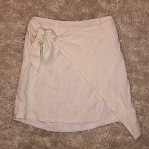 Skylar + Madison Ivory Tie Skirt